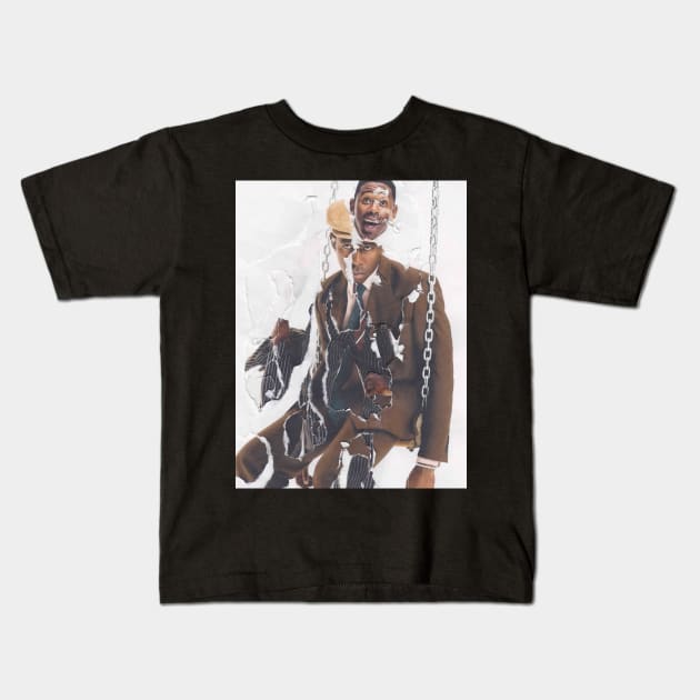 Tyler The Creator Kids T-Shirt by stellarcollages